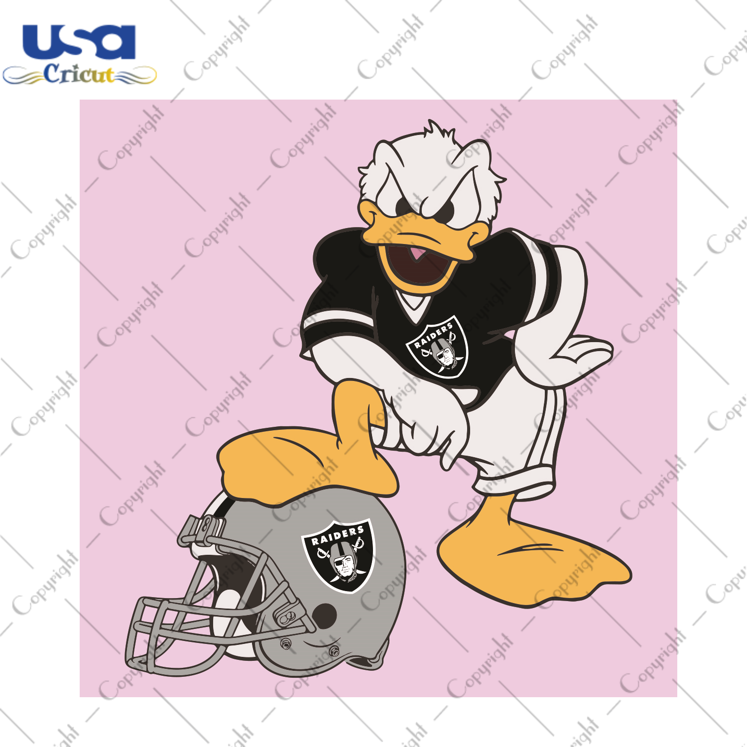 Donald Duck Las Vegas Raiders Sport Gift Diy Crafts Svg Files For Cricut, Silhouette Sublimation Files