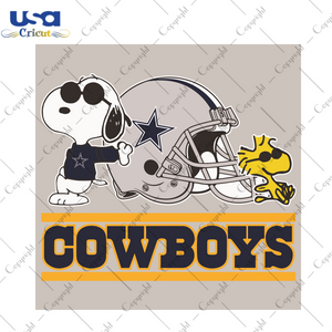 Dallas Cowboys Snoopy Woodstock Sport Gift Diy Crafts Svg Files For Cricut, Silhouette Sublimation Files