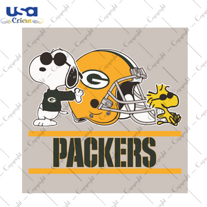 Green Bay Packers Snoopy Woodstock Sport Gift Diy Crafts Svg Files For Cricut, Silhouette Sublimation Files