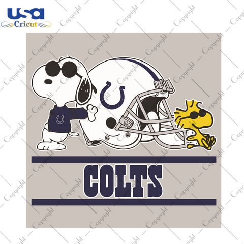 Indianapolis Colts Snoopy Woodstock Sport Gift Diy Crafts Svg Files For Cricut, Silhouette Sublimation Files