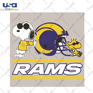 Los Angeles Rams Snoopy Woodstock Sport Gift Diy Crafts Svg Files For Cricut, Silhouette Sublimation Files