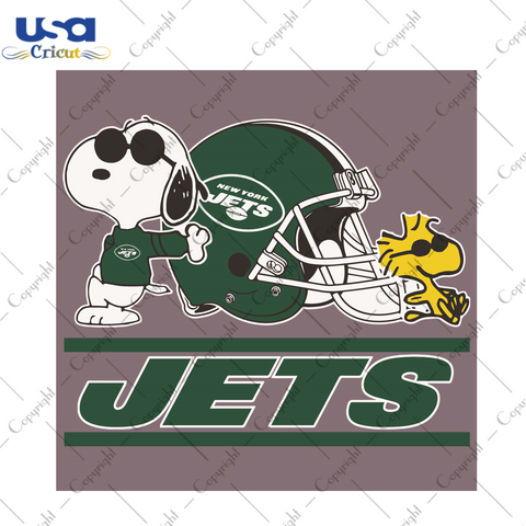 New York Jets Snoopy Woodstock Sport Gift Diy Crafts Svg Files For Cricut, Silhouette Sublimation Files