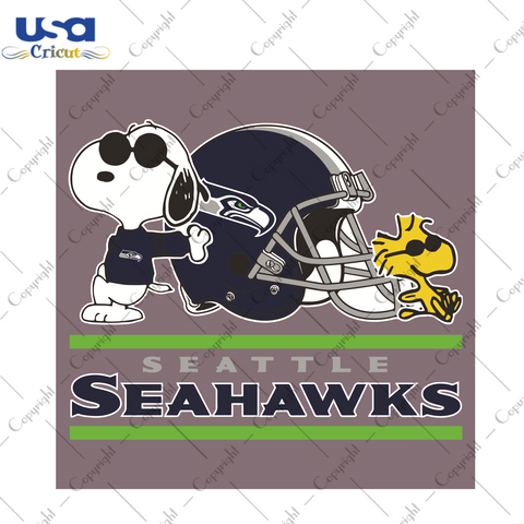 Seattle Seahawks Snoopy Woodstock Sport Gift Diy Crafts Svg Files For Cricut, Silhouette Sublimation Files