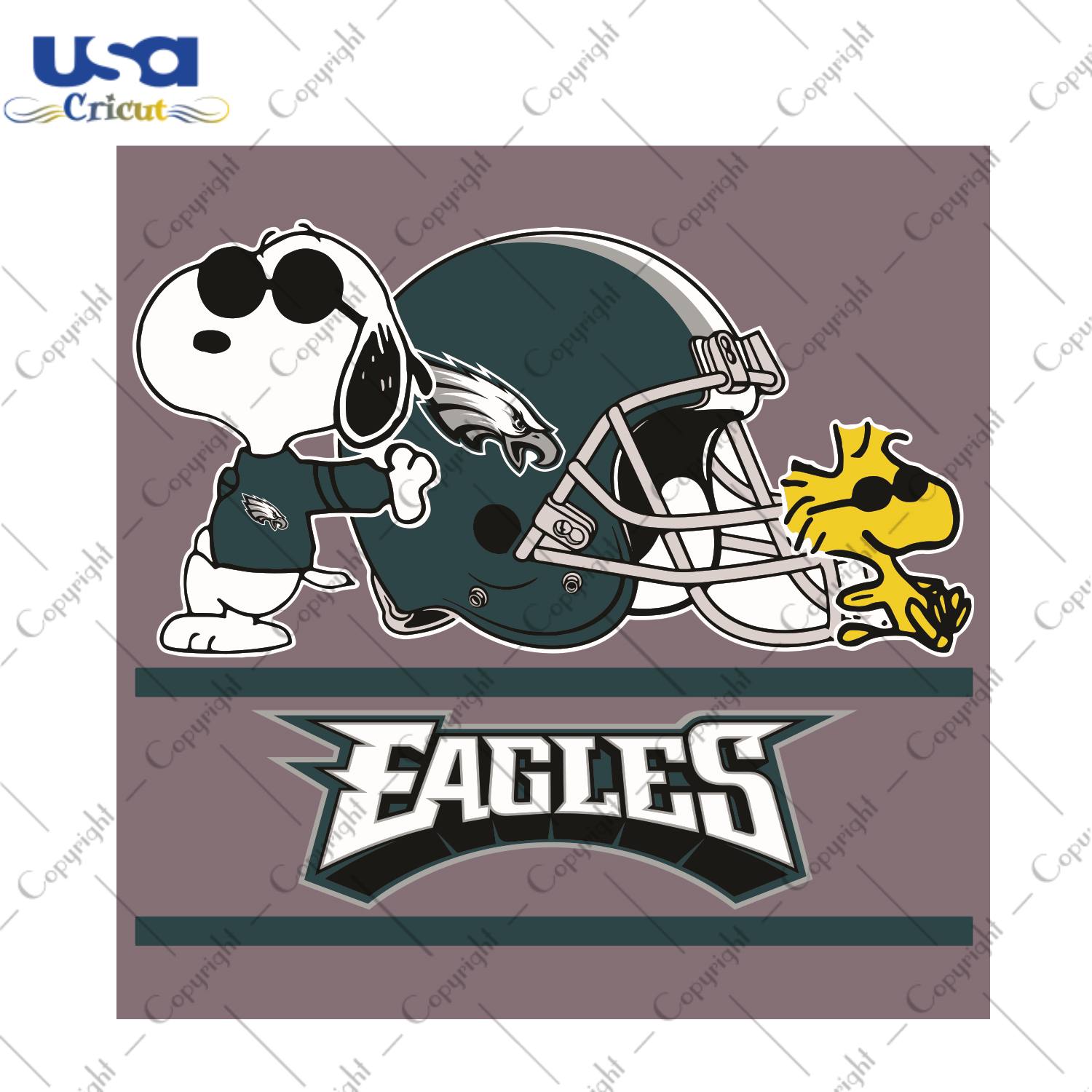 Philadelphia Eagles Snoopy Woodstock Sport Gift Diy Crafts Svg Files For Cricut, Silhouette Sublimation Files