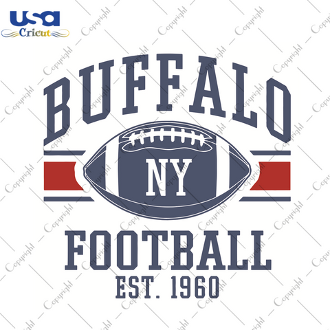 Buffalo Football EST 1960 Sport Gift Diy Crafts Svg Files For Cricut, Silhouette Sublimation Files