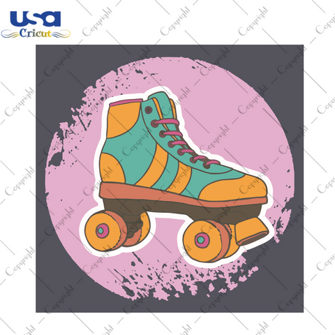 Vintage Roller Sport Gift Diy Crafts Svg Files For Cricut, Silhouette Sublimation Files