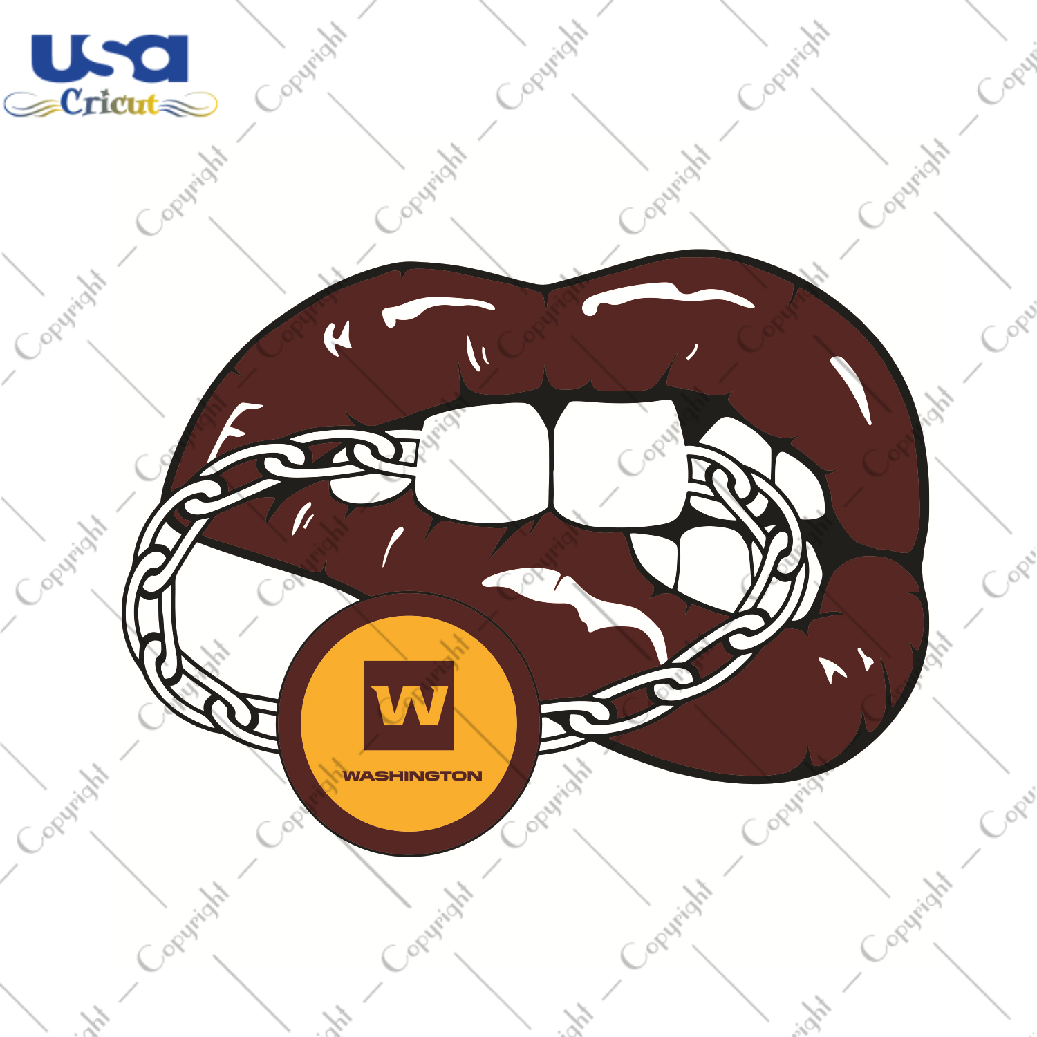 Lips Washington Football Team Sport Gift Diy Crafts Svg Files For Cricut, Silhouette Sublimation Files