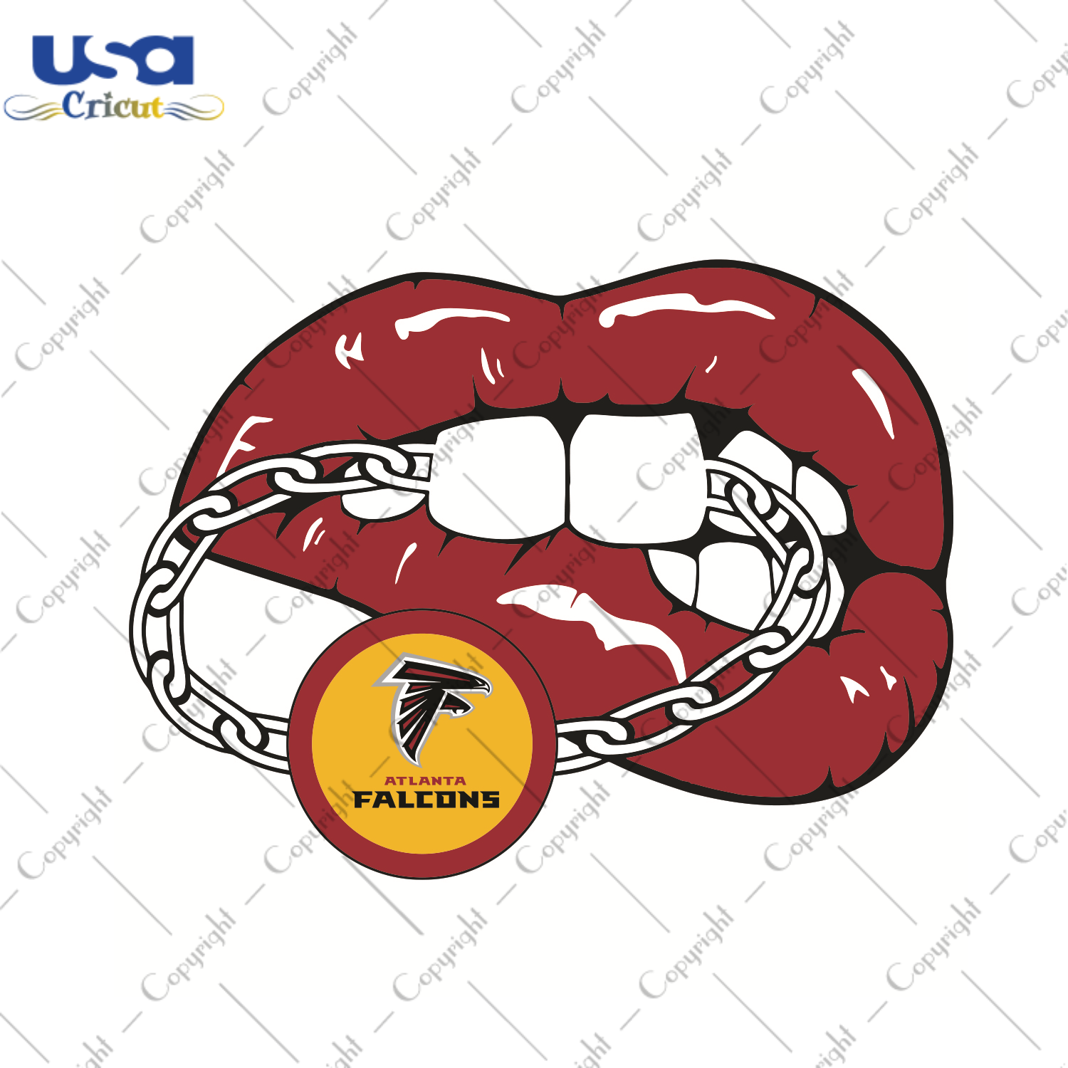 Lips Atlanta Falcons Football Team Sport Gift Diy Crafts Svg Files For Cricut, Silhouette Sublimation Files