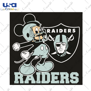 Mickey Las Vegas Raiders Football Team Sport Gift Diy Crafts Svg Files For Cricut, Silhouette Sublimation Files