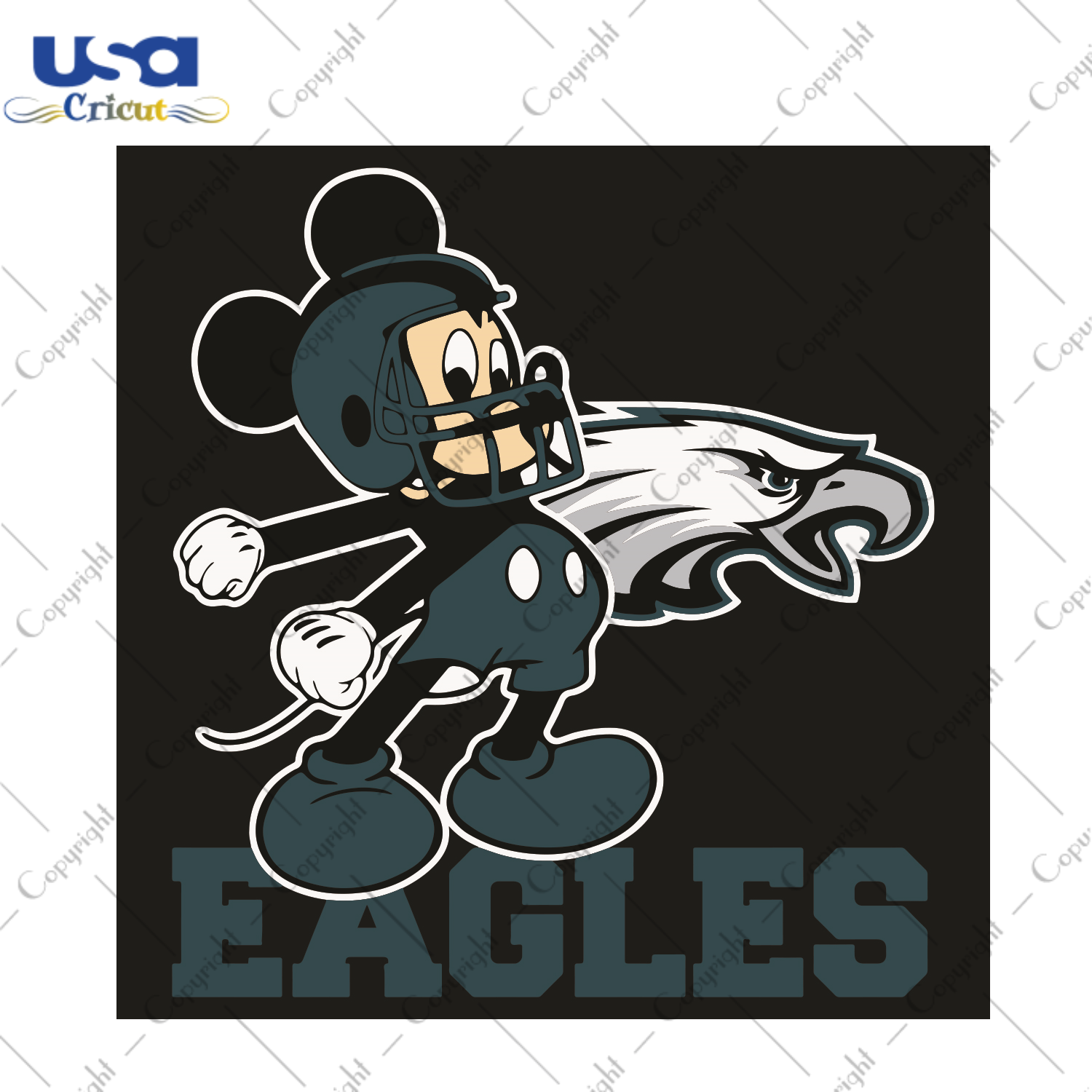 Mickey Philadelphia Eagles Football Team Sport Gift Diy Crafts Svg Files For Cricut, Silhouette Sublimation Files