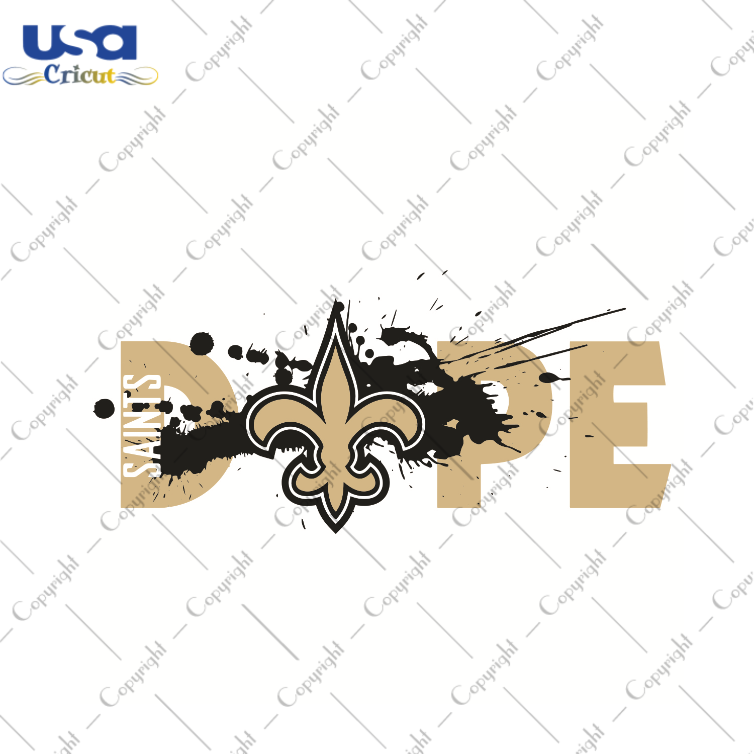 Dope New Orleans Saints Football Team Sport Gift Diy Crafts Svg Files For Cricut, Silhouette Sublimation Files