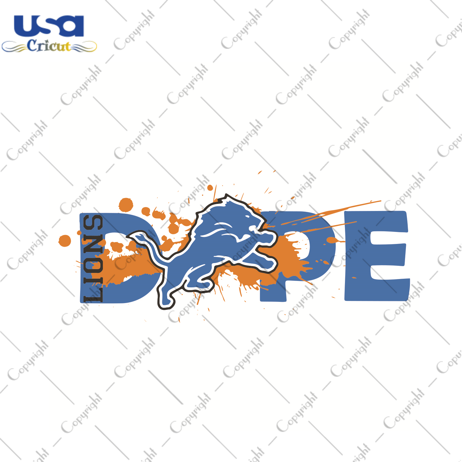 Dope Detroit Lions Football Team Sport Gift Diy Crafts Svg Files For Cricut, Silhouette Sublimation Files