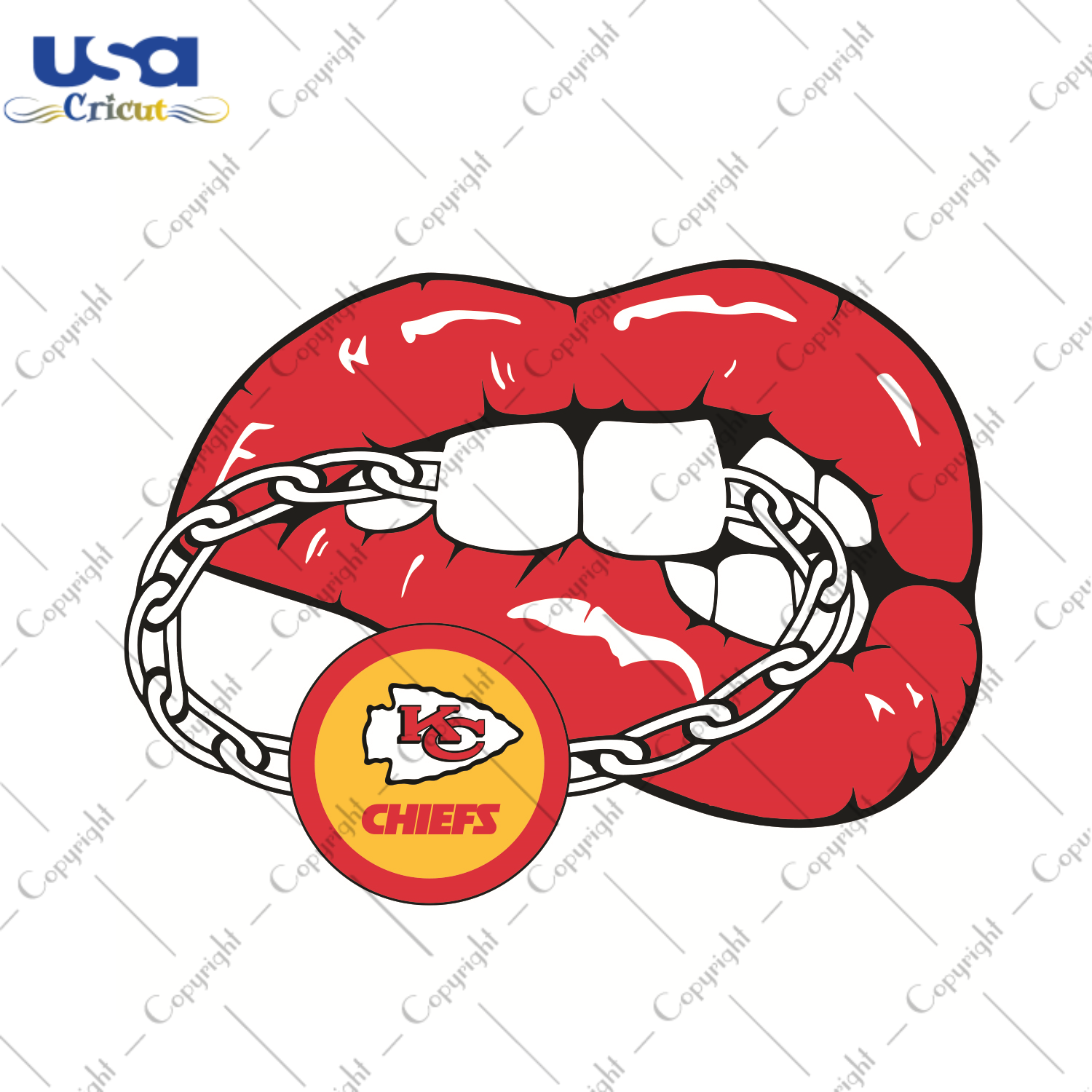 Lips Kansas City Chiefs Football Team Sport Gift Diy Crafts Svg Files For Cricut, Silhouette Sublimation Files