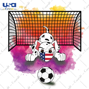 Football Dog USA Flag Sport Gifts, Shirt For Football Lover Svg File Diy Crafts Svg Files For Cricut, Silhouette Sublimation Files - USA Cricut