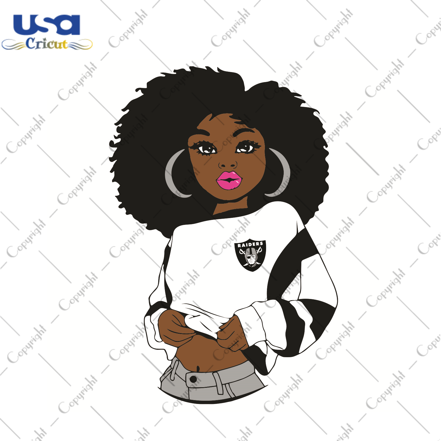 Black Girl Las Vegas Raiders Sport Gift Diy Crafts Svg Files For Cricut, Silhouette Sublimation Files