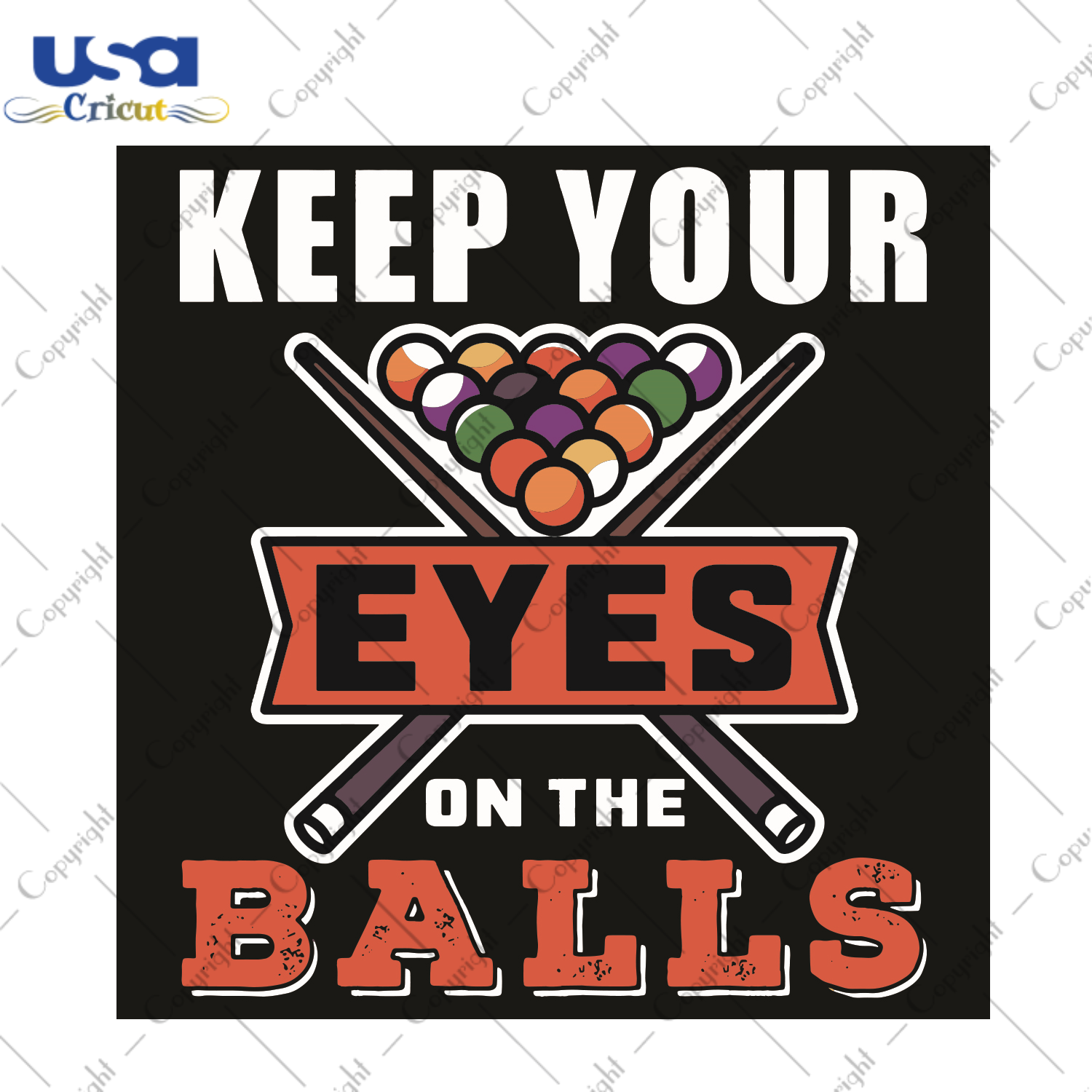 Keep Your Eyes On The Balls Sport Gift Diy Crafts Svg Files For Cricut, Silhouette Sublimation Files