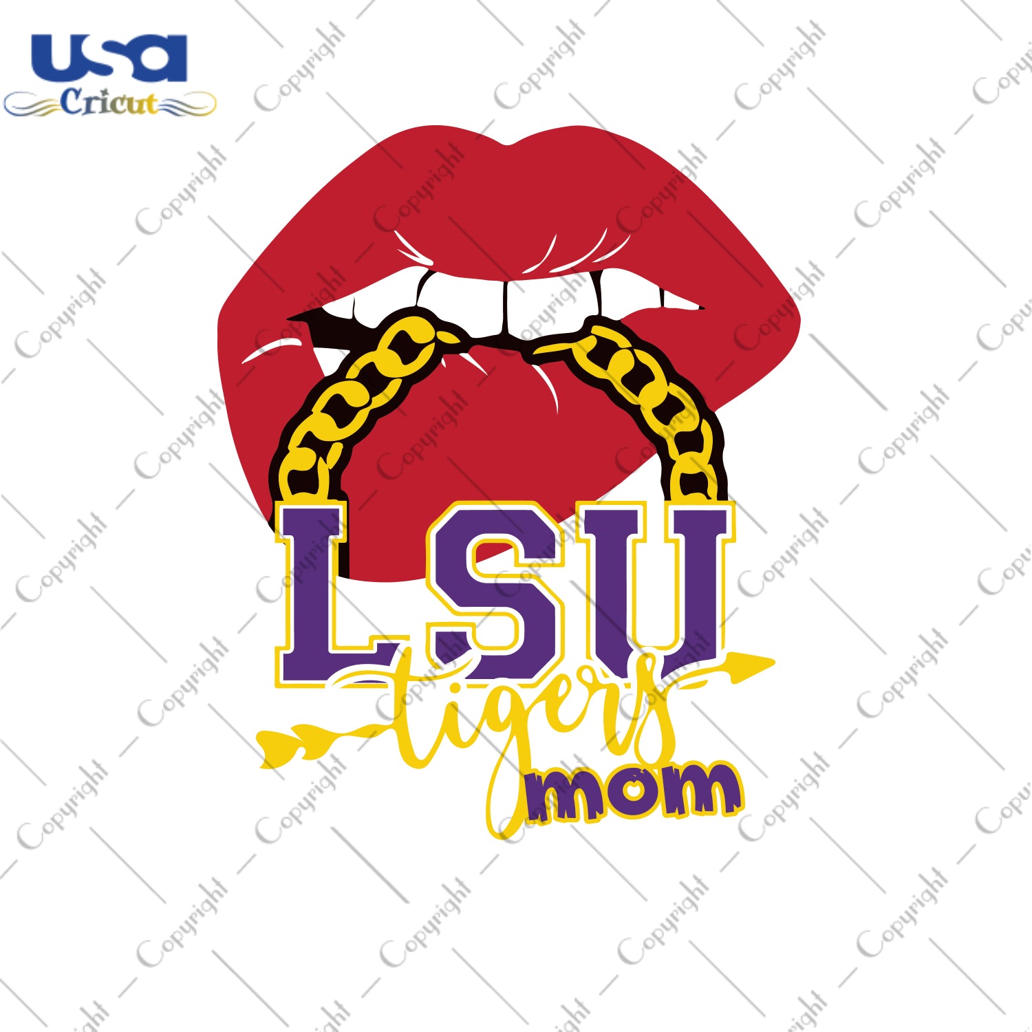 LSU Tigers Mom LSU Logo Sport Gifts, LSU Shirt For Mom Svg File Diy Crafts Svg Files For Cricut, Silhouette Sublimation Files - USA Cricut