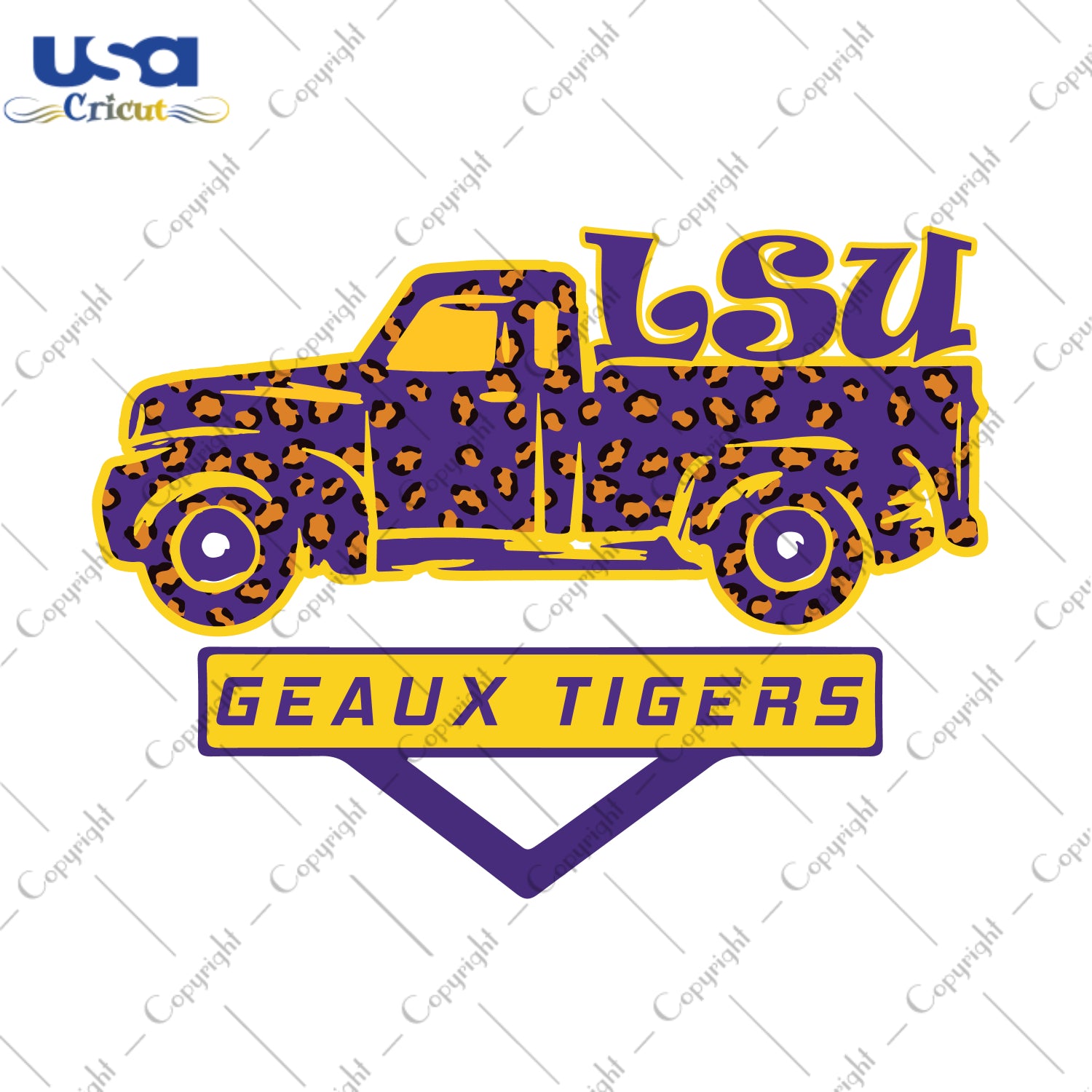 LSU Geaux Tigers LSU Logo Gifts, LSU Shirt Svg File Diy Crafts Svg Files For Cricut, Silhouette Sublimation Files - USA Cricut