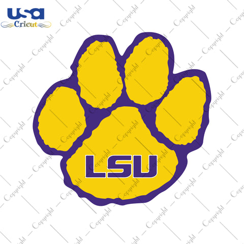 LSU Tigers LSU Logo Gifts, LSU Shirt Svg File Diy Crafts Svg Files For Cricut, Silhouette Sublimation Files - USA Cricut