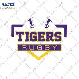 Tigers Rugby LSU Tigers Logo Gifts, LSU Shirt Svg File Diy Crafts Svg Files For Cricut, Silhouette Sublimation Files - USA Cricut