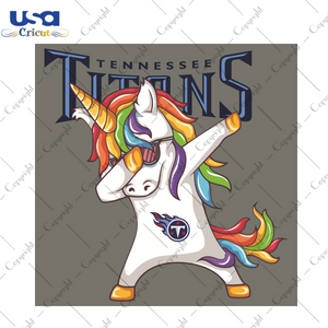 Dabbing Unicorn Tennessee Titans Sport Gift Diy Crafts Svg Files For Cricut, Silhouette Sublimation Files