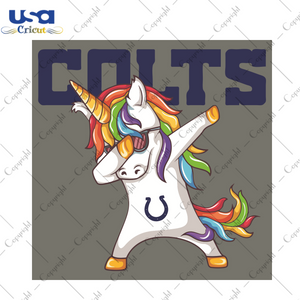 Dabbing Unicorn Indianapolis Colts Sport Gift Diy Crafts Svg Files For Cricut, Silhouette Sublimation Files