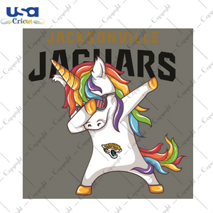 Dabbing Unicorn Jacksonville Jaguars Sport Gift Diy Crafts Svg Files For Cricut, Silhouette Sublimation Files