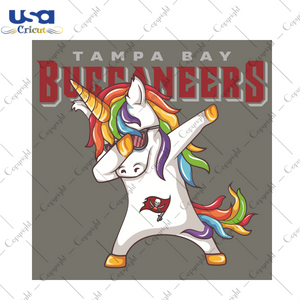 Dabbing Unicorn Tampa Bay Buccaneers Sport Gift Diy Crafts Svg Files For Cricut, Silhouette Sublimation Files