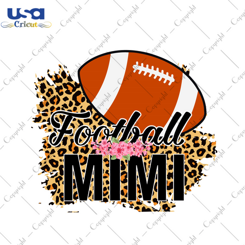 Football Mimi Diy Crafts Svg Files For Cricut, Silhouette Sublimation Files - USA Cricut