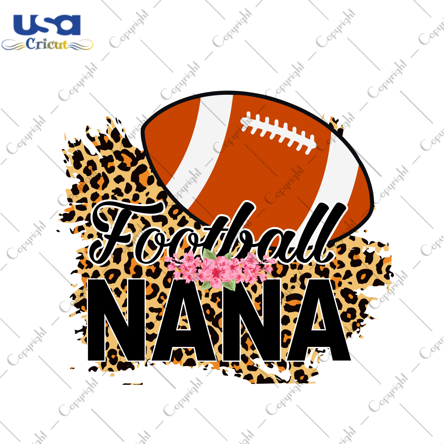 Football Nana Diy Crafts Svg Files For Cricut, Silhouette Sublimation Files - USA Cricut