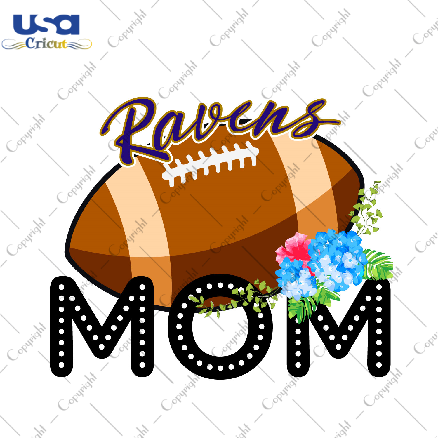 Ravens Football Mom Gift Diy Crafts Svg Files For Cricut, Silhouette Sublimation Files - USA Cricut