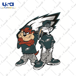 Looney Tunes Hip Hop Philadelphia Eagles Sport Gift Diy Crafts Svg Files For Cricut, Silhouette Sublimation Files