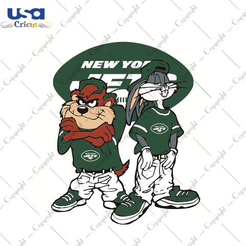 Looney Tunes Hip Hop New York Jets Sport Gift Diy Crafts Svg Files For Cricut, Silhouette Sublimation Files