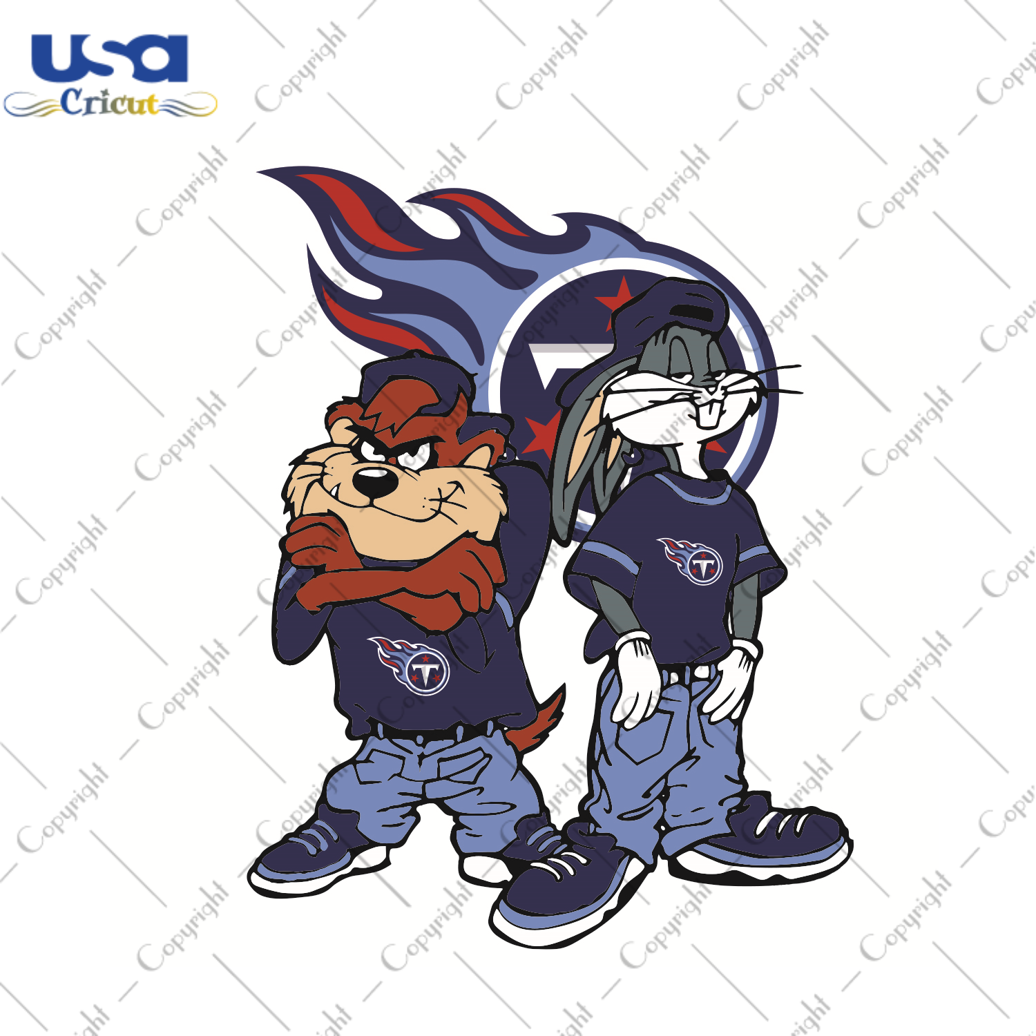 Looney Tunes Hip Hop Tennessee Titans Sport Gift Diy Crafts Svg Files For Cricut, Silhouette Sublimation Files