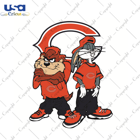 Looney Tunes Hip Hop Chicago Bears Sport Gift Diy Crafts Svg Files For Cricut, Silhouette Sublimation Files