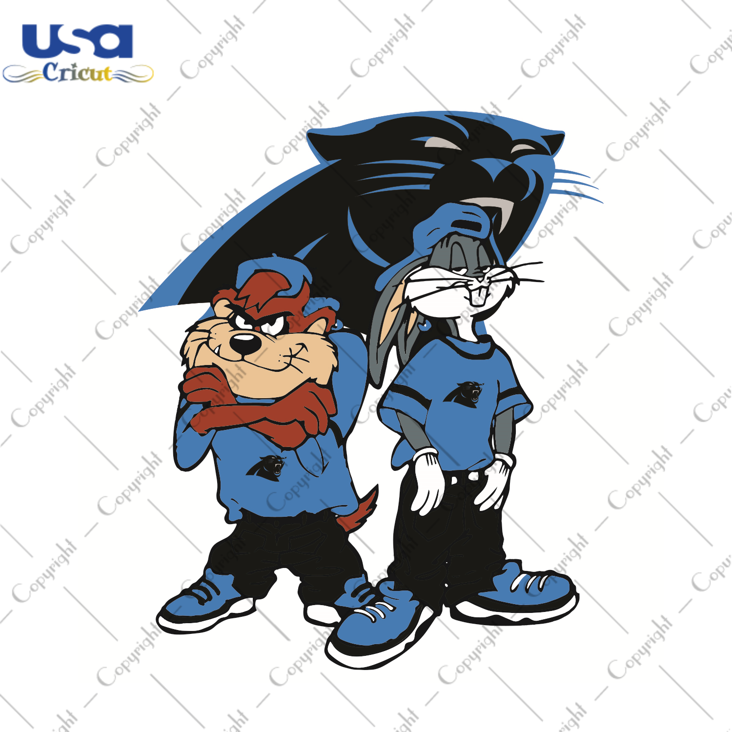 Looney Tunes Hip Hop Carolina Panthers Sport Gift Diy Crafts Svg Files For Cricut, Silhouette Sublimation Files