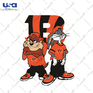 Looney Tunes Hip Hop Cincinnati Bengals Sport Gift Diy Crafts Svg Files For Cricut, Silhouette Sublimation Files