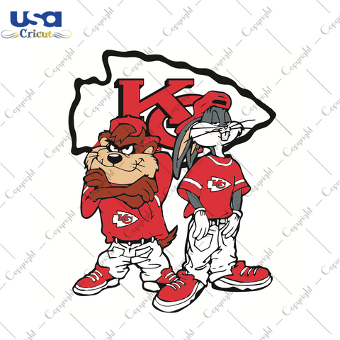 Looney Tunes Hip Hop Kansas City Chief Sport Gift Diy Crafts Svg Files For Cricut, Silhouette Sublimation Files