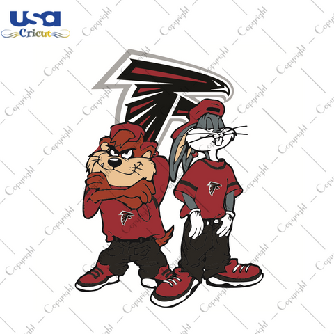 Looney Tunes Hip Hop Atlanta Falcons Sport Gift Diy Crafts Svg Files For Cricut, Silhouette Sublimation Files