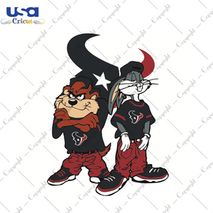 Looney Tunes Hip Hop Houston Texans Sport Gift Diy Crafts Svg Files For Cricut, Silhouette Sublimation Files