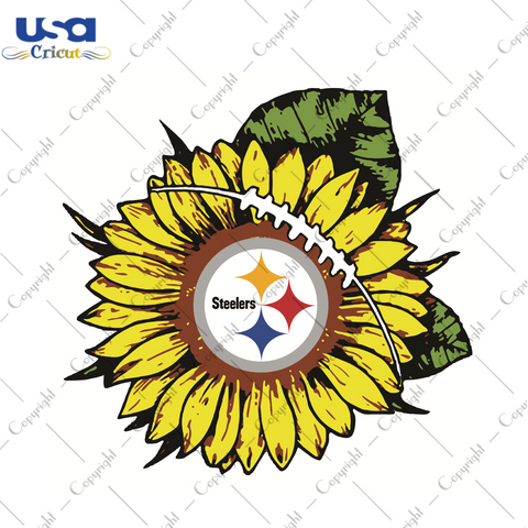 Sunflower Pittsburgh Steelers Sport Gift Diy Crafts Svg Files For Cricut, Silhouette Sublimation Files