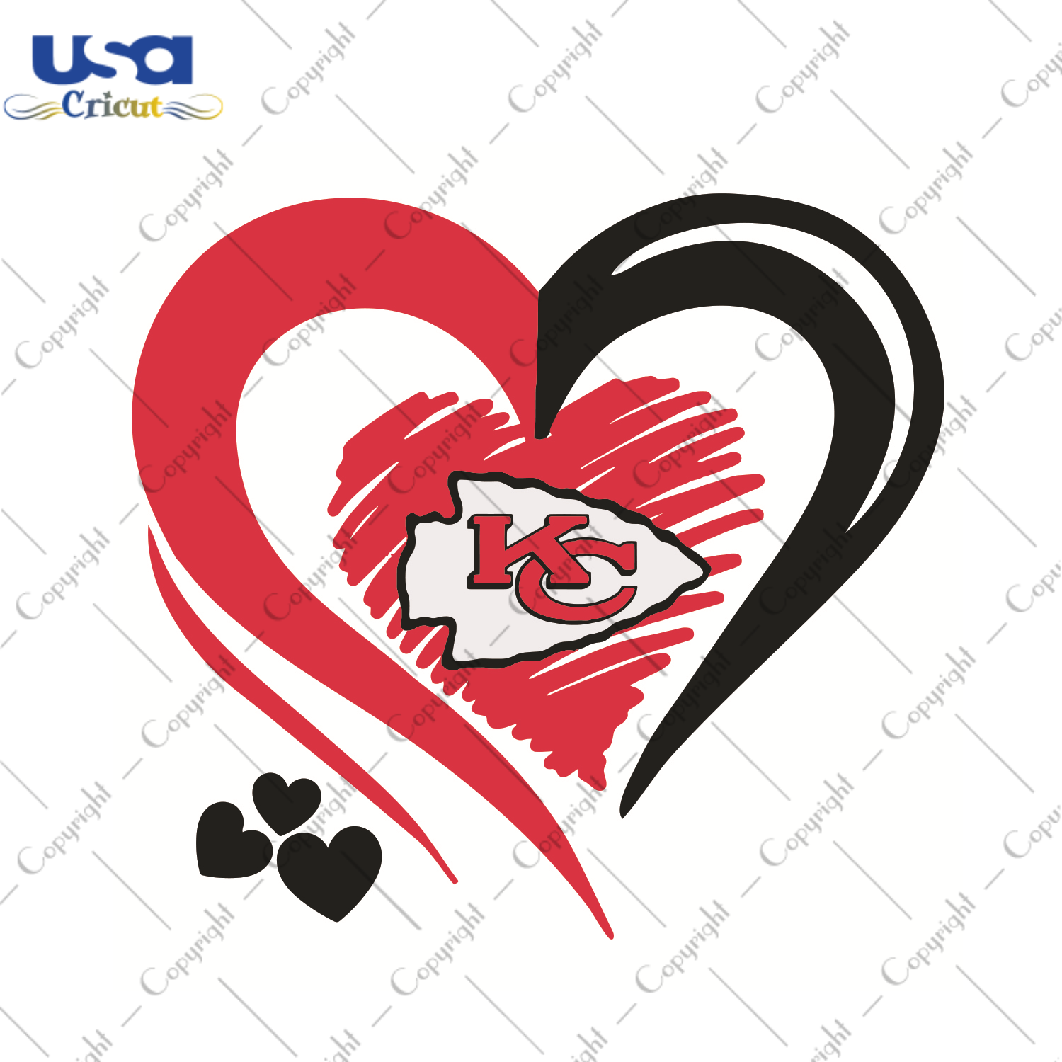 Heart Kansas City Chiefs Sport Gift Diy Crafts Svg Files For Cricut, Silhouette Sublimation Files