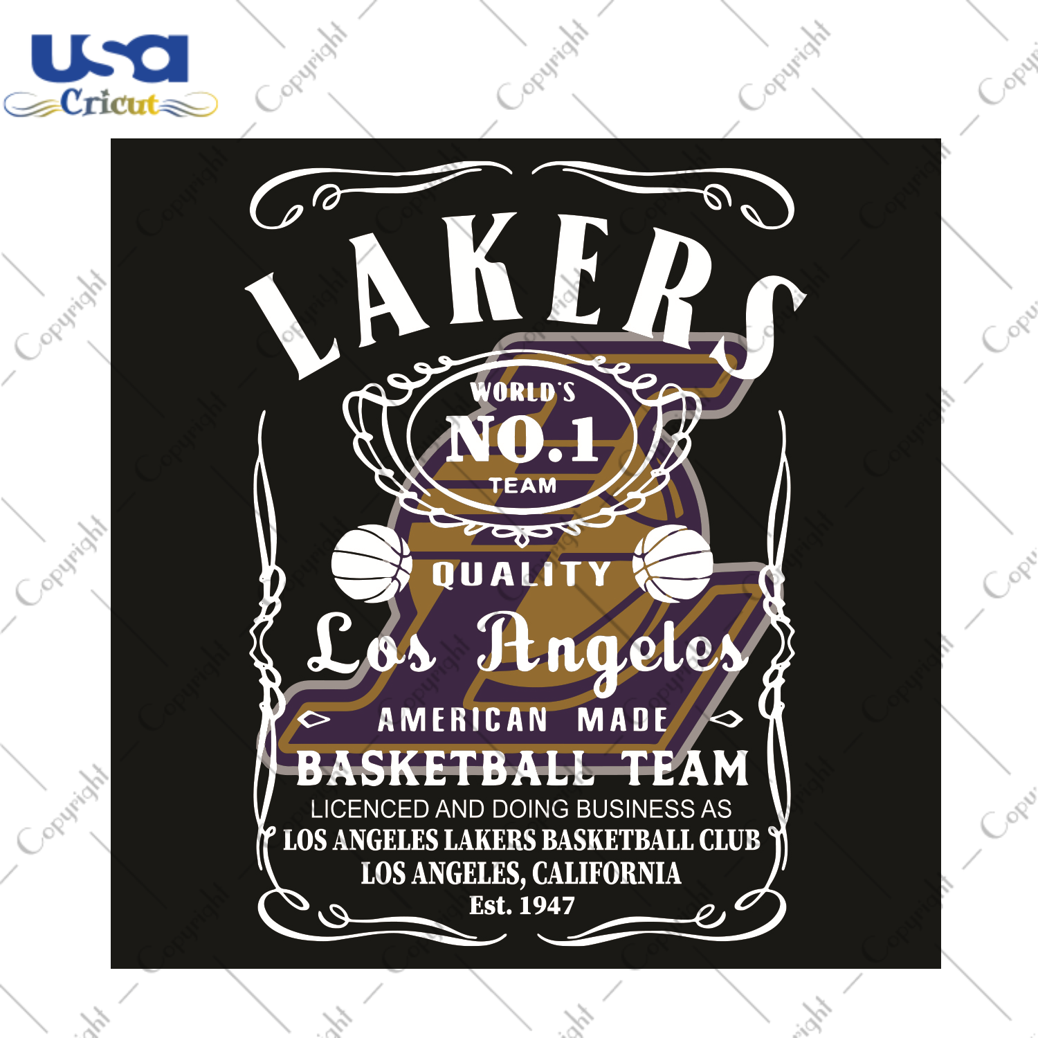 Lakers Worlds No 1 Team Quality Los Angeles Basketball Team Sport Gift Diy Crafts Svg Files For Cricut, Silhouette Sublimation Files