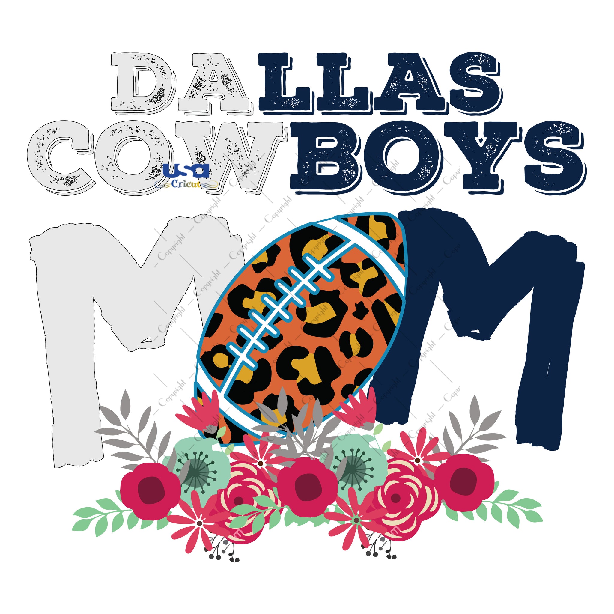 Dallas Cowboys Mom NFL Team Gifts, Shirt For Houston Texans Fan Svg File Diy Crafts Svg Files For Cricut, Silhouette Sublimation Files - USA Cricut