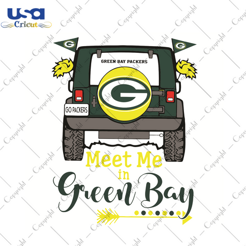 Meet Me Green Bay Sport Gift Diy Crafts Svg Files For Cricut, Silhouette Sublimation Files