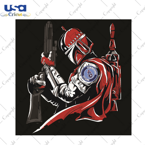 Mandalorian Tennessee Titans Sport Gift Diy Crafts Svg Files For Cricut, Silhouette Sublimation Files