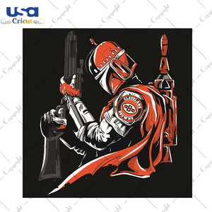 Mandalorian Cleveland Browns Sport Gift Diy Crafts Svg Files For Cricut, Silhouette Sublimation Files