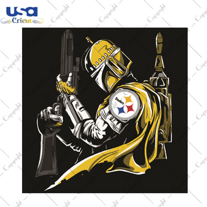 Mandalorian Pittsburgh Steelers Sport Gift Diy Crafts Svg Files For Cricut, Silhouette Sublimation Files