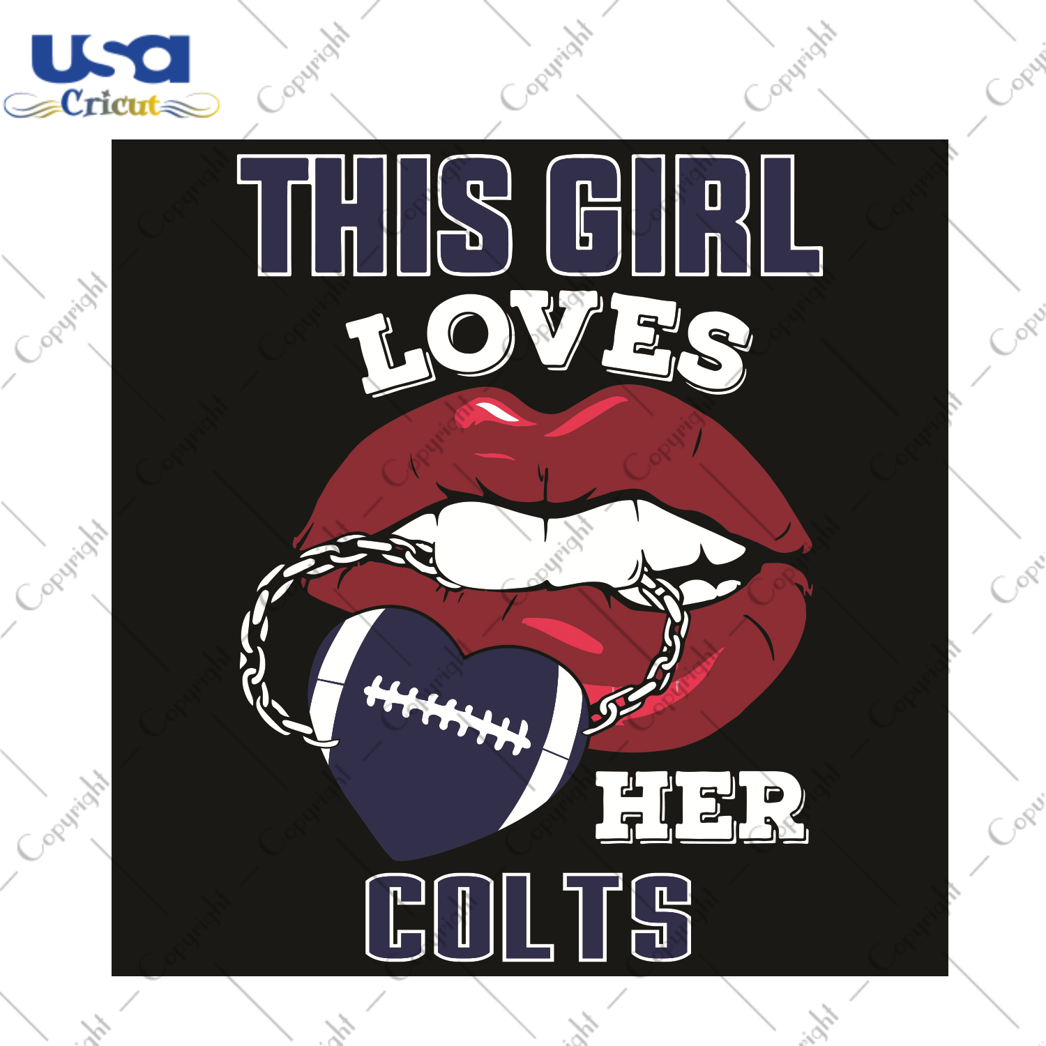 This Girl Loves Her Colts Sexy Lips Sport Gift Diy Crafts Svg Files For Cricut, Silhouette Sublimation Files