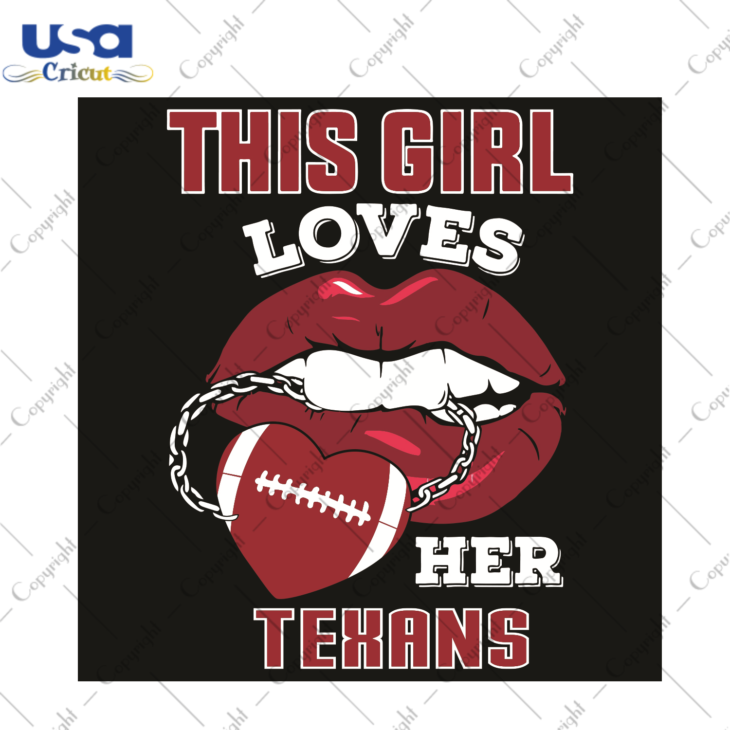 This Girl Loves Her Texans Sexy Lips Sport Gift Diy Crafts Svg Files For Cricut, Silhouette Sublimation Files